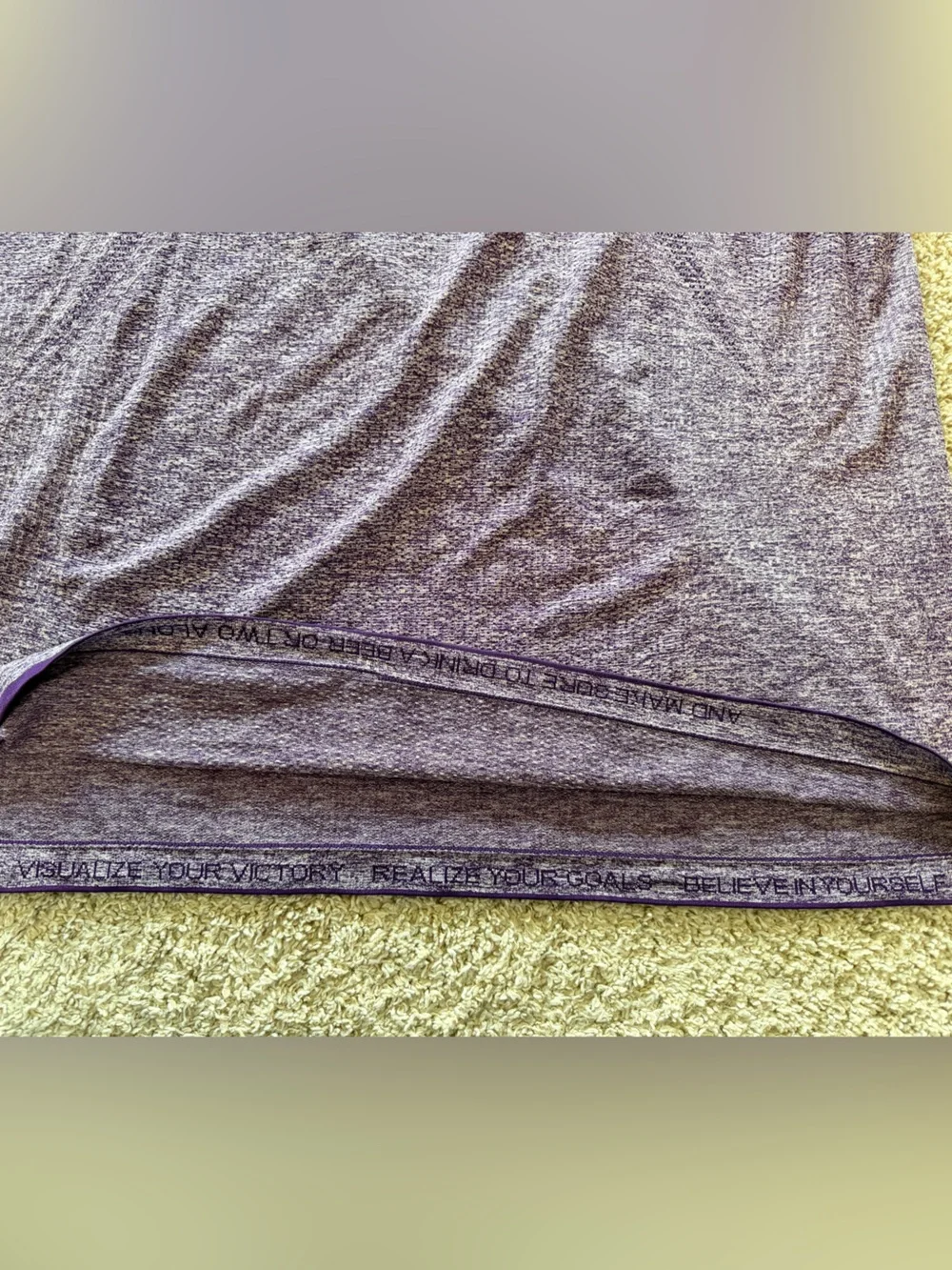 Lululemon Men’s Athletic T Shirt XXL Purple Short Sleeve Workout Tee - Picture 7 of 7